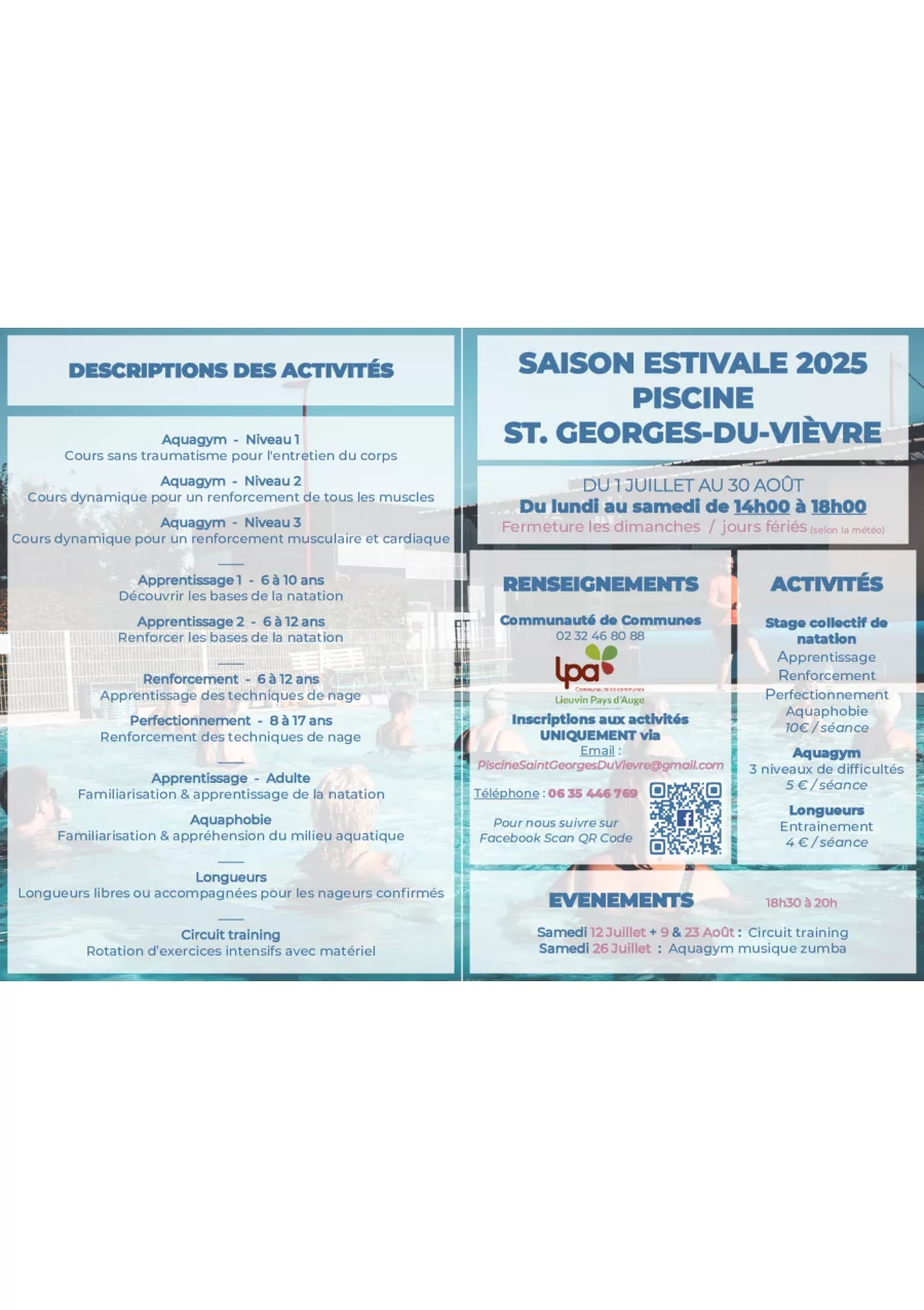 Flyer Piscine 2025 - page 1